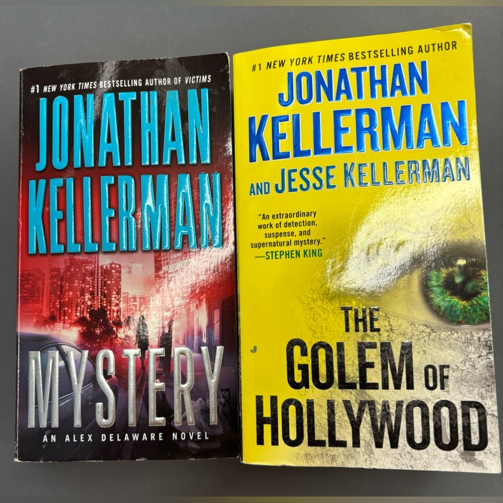(3 for $20) Mystery & The Golem of Hollywood by Jonathan Kellerman